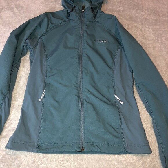 COLUMBIA Titanium Interchange Omni Shield Womens Full Zip Jacket Hooded - Picture 5 of 12